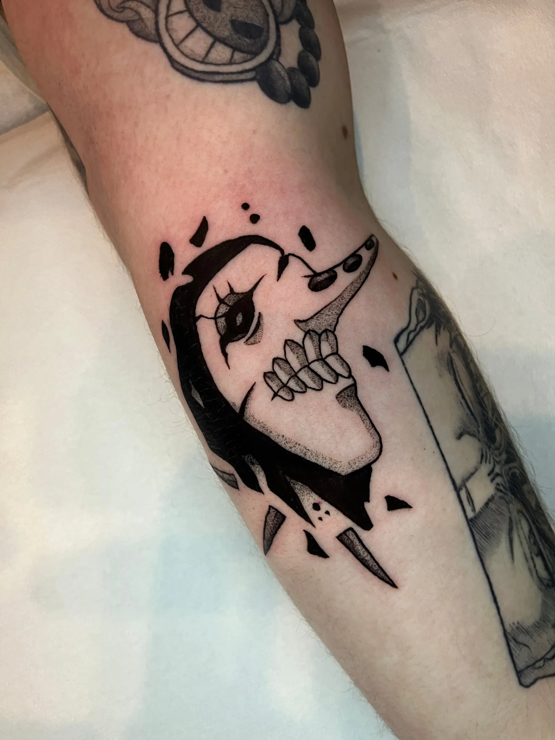 Tatouage réalisé par Lux