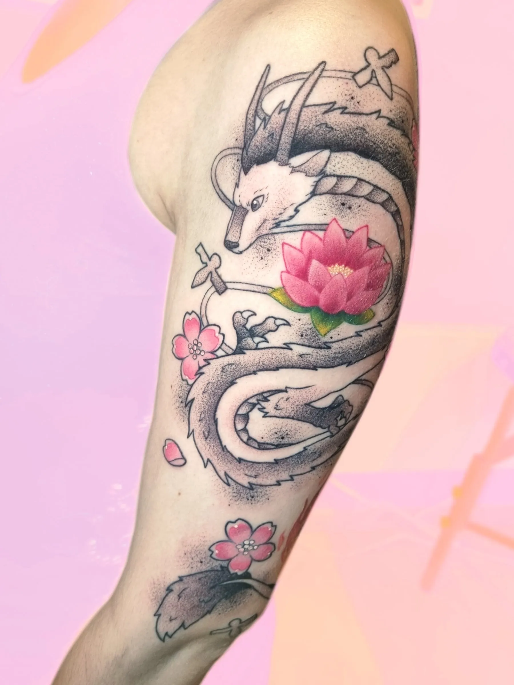 Tatouage réalisé par Lunie