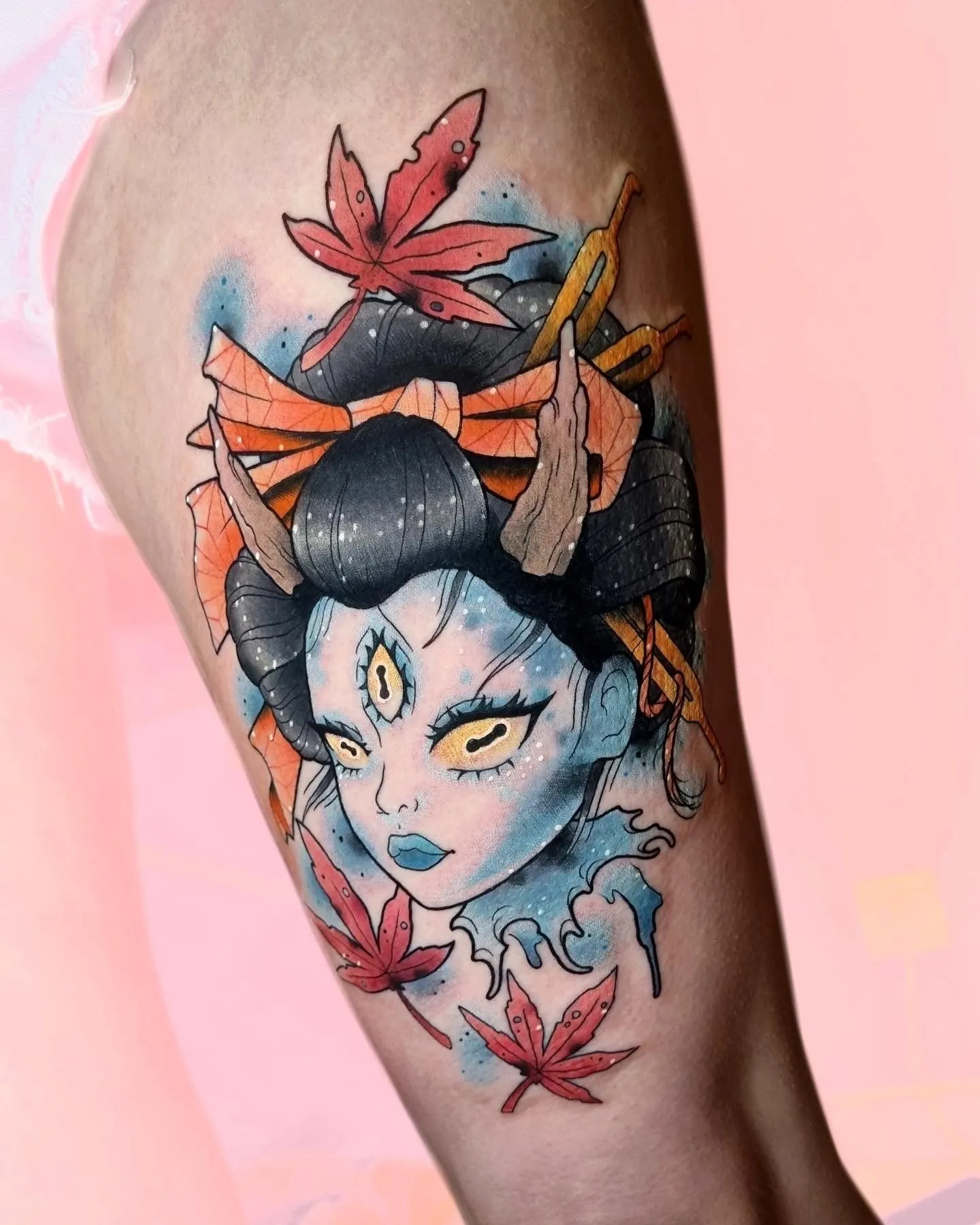 Tatouage réalisé par Lunie