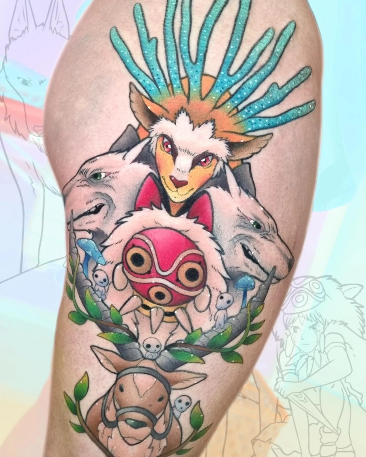 Tatouage réalisé par Lunie