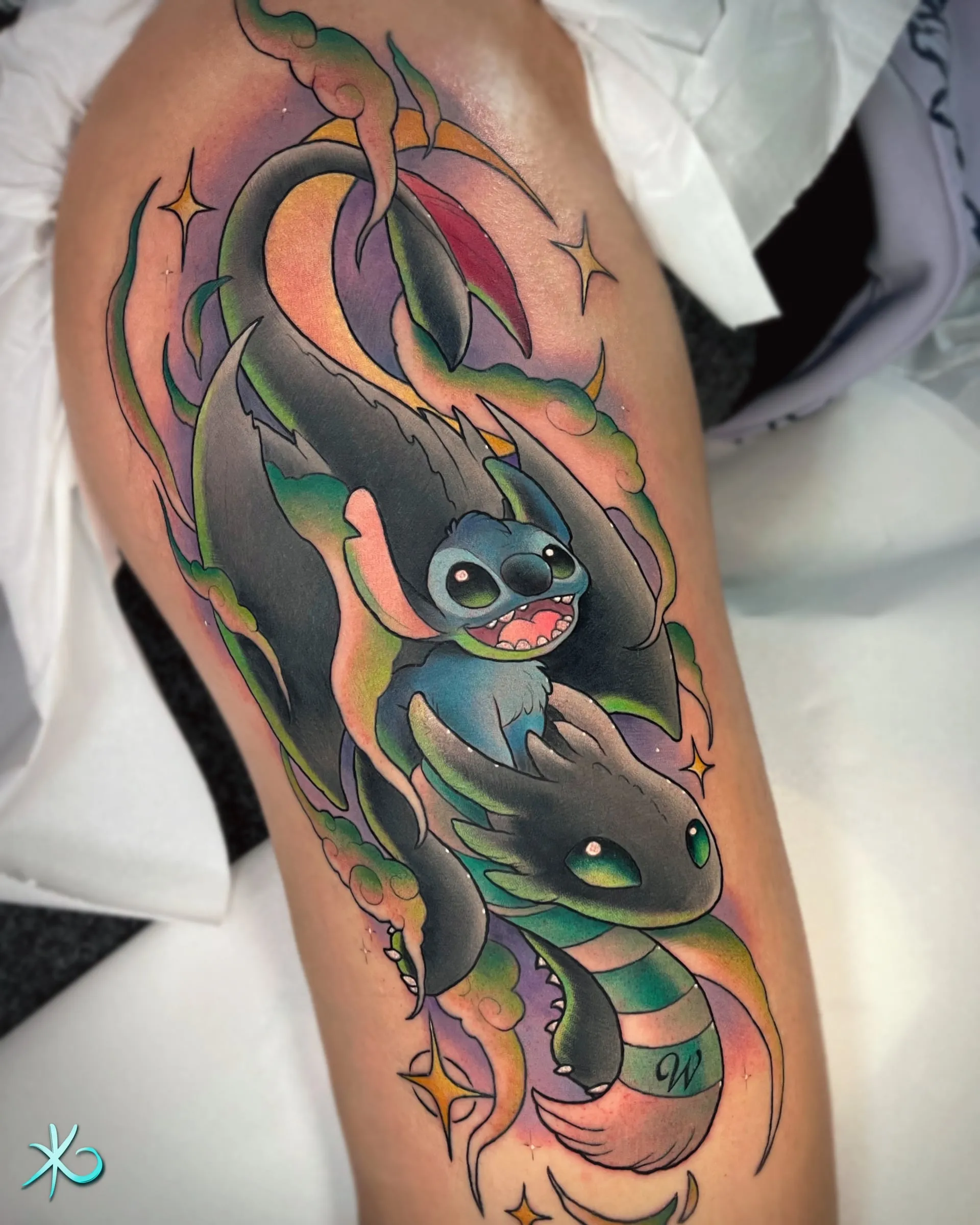Tatouage réalisé par Kyriä
