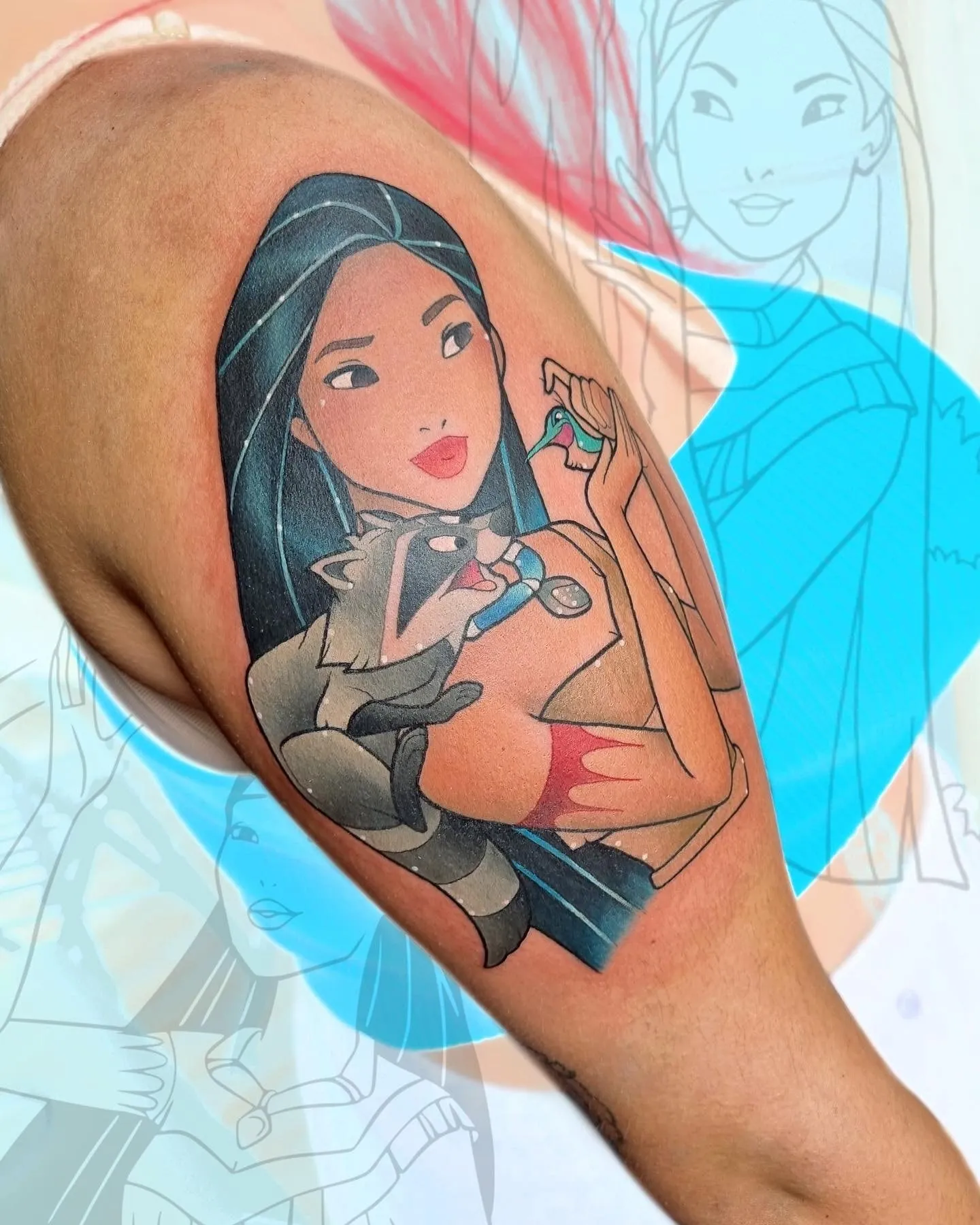 Tatouage réalisé par Lunie