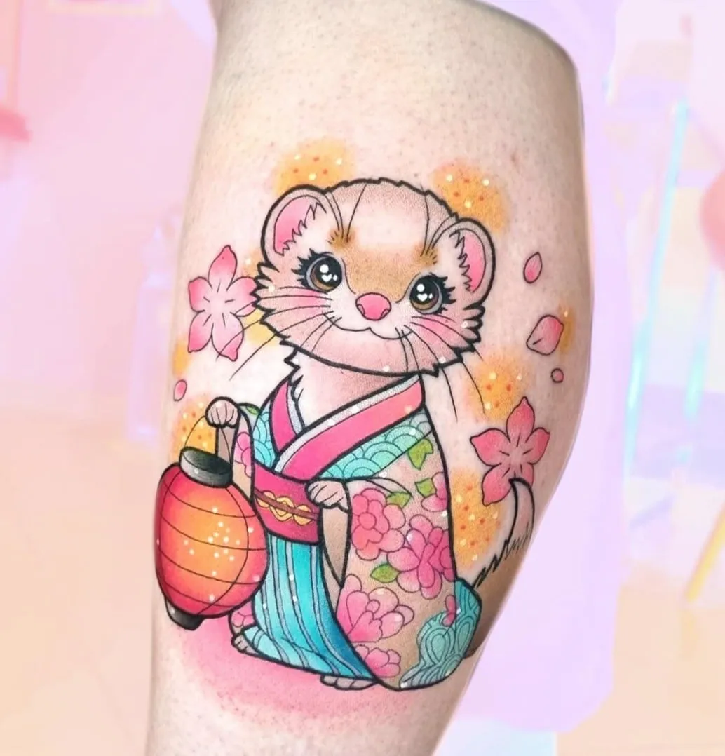 Tatouage réalisé par Lunie