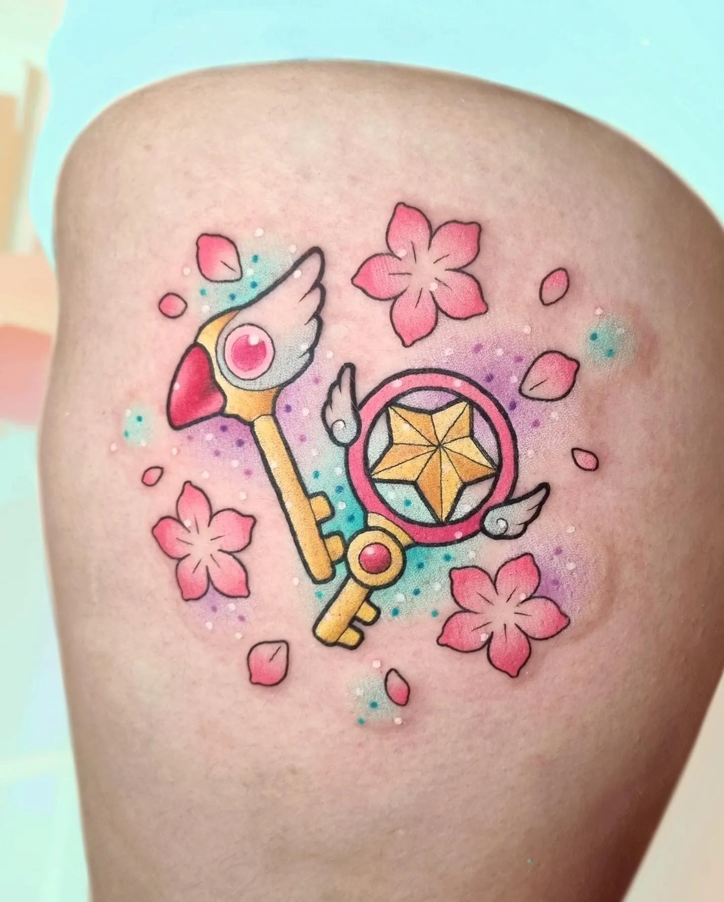 Tatouage réalisé par Lunie